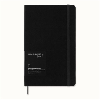 MOLESKINE Notizbuch, Smart A5, blanko, Fester Einband schwarz
