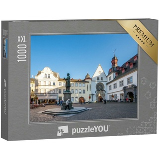 puzzleYOU Puzzle Jesuitenplatz in Koblenz, Deutschland, 1000 Puzzleteile, puzzleYOU-Kollektionen Koblenz