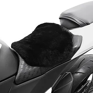 Tourtecs Motorrad Lammfell Sitzkissen 22 x 29 cm