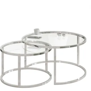lookway Ciri Silber Glas 70 x 47 cm