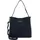 Hobo Bag Schultertaschen Leather Blue