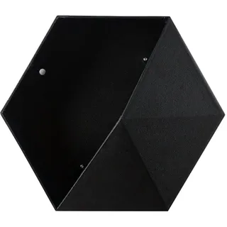 MINGZHE Wandpflanzgefäße für Pflanzen Im Freien, Wandbehang-Pflanzgefäß, Wandvase, Wandpflanzgefäß-Regal, Blumenpflanzen-Sukkulenten, Schwebende Dekoration, Hängende Geometrische(Schwarz)