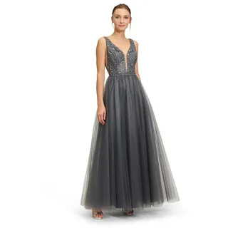 Vera Mont Abendkleid Vera Mont Abendkleid mit Stickerei Glitzernd grau 42