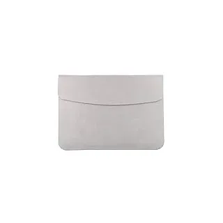 HotYou Laptop Hülle - PU Leder Tasche Schutzhülle Lederhülle Wallet Case Leather Sleeve Aktentasche mit Karten-Slot für Apple MacBook Air/MacBook Pro,Grau,2018 New MacBook 13 Zoll
