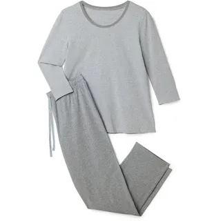 Tchibo - Pyjama - Damen - Gr. M - weiß/gestreift