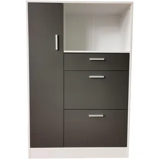 Hti-Living HTI-Line Küchenschrank Kombi L Blanca 1 x 1 x 1 cm Grau, Weiß