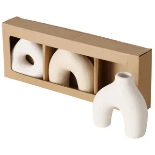 Boltze Dekorative Vasen Metty, H. 10 Cm, 3er-set