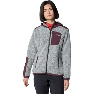 Columbia Arctic Crest Full zip fleecejacke women grau violett - M