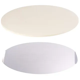 Cucina di Modena Pizzastein Ø 33 cm Aluminium grau