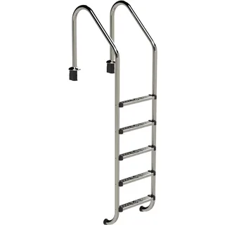 Ideal Edelstahl 5-stufig Tiefbeckenleiter