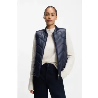 BOSS für Damen. 50542453 Marineblaue Palattini-Weste (32), Lässig, Polyester