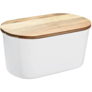 Echtwerk Brotbox Holz/Melamin Weiß