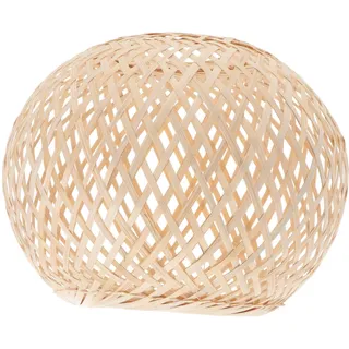 Artibetter Rattan Lampenschirm Boho Weihnachten Dekoration Vintage Tischlampenschirm Stehlampe Lampe Ersatzlampenschirme für Pendelleuchte Wandlampe Tischlampe Deckenleuchte Schirm