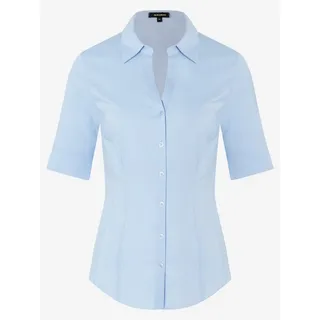 More & More Baumwollstretchbluse Hellblau 46