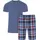 Pyjama blau/rot XL