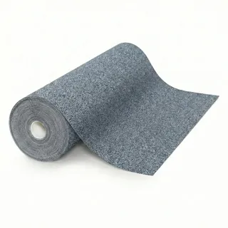 Floordirekt Nadelvlies Teppichboden 200x400 cm – Strapazierfähiger Teppich mit Schaumrücken, trittschalldämmend & kälteisolierend, individuell zuschneidbar für Wohnraum & Büro Grau