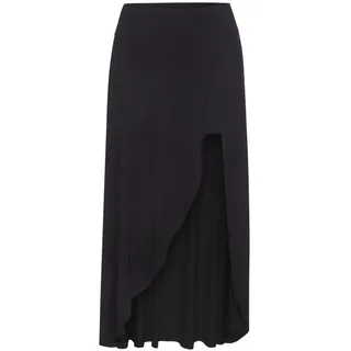 LASCANA Maxirock Damen Schwarz 38