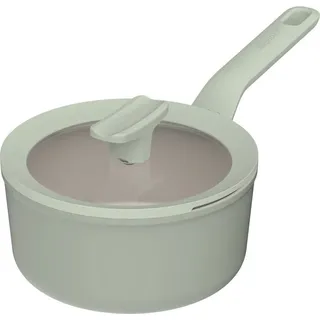 Balance Salbeigrüner Antihaft-Topf mit Deckel, 18 cm - Grün