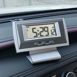 Andiamo Elektronische Auto-tischuhr, Mini-elektronikuhr, Kleiner Wecker, Stoppuhr, Prüfungs- Und Sportuhr. Zeitanzeige Für Den Innenraum Des Autos (armaturenbrett).