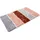 60 cm x 100 cm Lachs/Braun/Grau