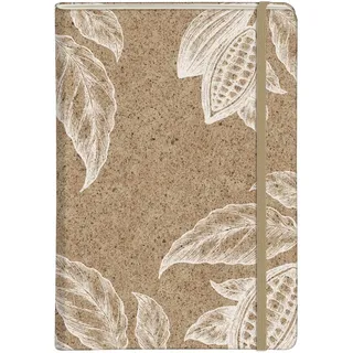 Clairefontaine 83546C - Notizbuch Cocoa Motiv, mit festem Einband, DIN A5, 14,8x21cm, 48 Blatt liniert, mit dehnbarer Tasche, 1 Stück, Motive sortiert