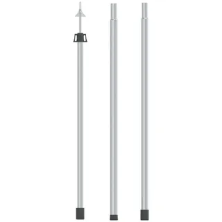 vidaXL Teleskop-Tarpstange 102-260 cm Aluminium