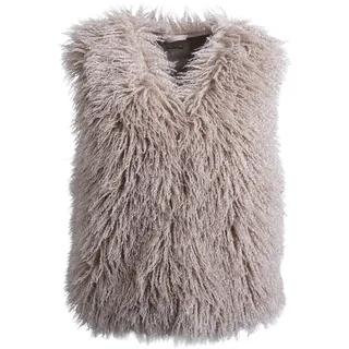 Smith & Soul Fellimitatweste beige L
