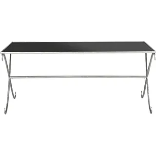 Safavieh Modern Accent Table with Iron Legs, in Silver and Black, 109 X 50 X 46.35