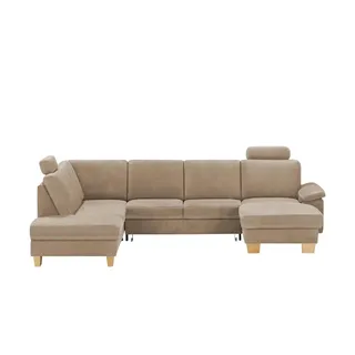 Kollektion Kraft Wohnlandschaft Leder Samu ¦ beige ¦ Maße (cm): B: 316 H: 90 T: 235.0