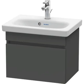 Duravit Waschtischunterschrank Com DuraStyle 50x36,8cm, graphit matt, 1 Auszug