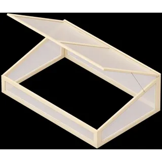 upyard Frühbeetaufsatz 120 x 80 cm beige