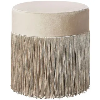 Beliani Pouf 36 x 38 x 36 cm Beige