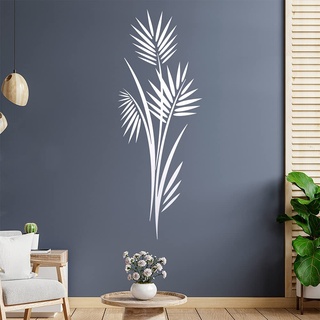 Kiwistar Bambus - Pflanze - Gras Wandtattoo in 6 Größen - Wandaufkleber Wall Sticker - Dekoration, Küche, Wohnzimmer, Schlafzimmer, Badezimmer
