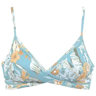 SUNSEEKER Triangel-Bikini-Top Damen aquablau-bedruckt Gr.38 Cup C/D
