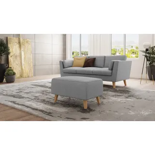 s-style möbel Fußhocker 95 x 51 x 63 cm Grau