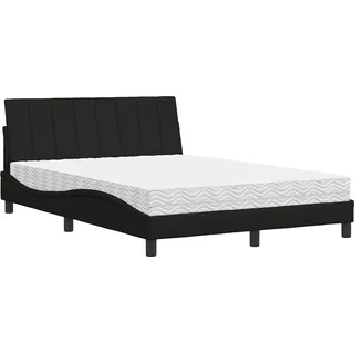 vidaXL Hanko 140 x 190 cm Schwarz