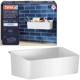 Tesa Küchenutensilienhalter weiß, 1 Set