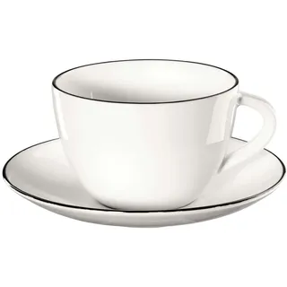 Asa Selection Kaffeetasse mit Untertasse 0,21 l Weiß