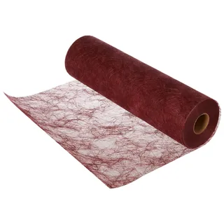 Unbekannt Tischläufer, Textil, Bordeaux, 30cm x 25m, 2500
