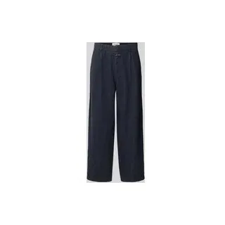 CLOSED Straight Fit Leinenhose Blau 31/32
