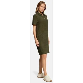 Cartoon Polokleid Mini Braun 42