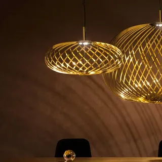Tom Dixon Spring 1-flg. 60 cm gold Metall