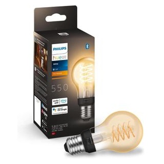 Philips LED-Lampe Hue Filament Bluetooth E27, warmweiß, 7 W (40W), smart, ZigBee