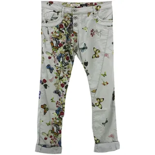 Please, P 78A_YJ2WH4-P78A, Damen Jeans Hose Gabardine Stretch 3135-ice Pastel S - S