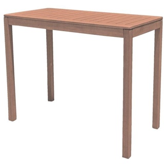 Holz-Gartentisch »Palmdale« hochbeinig 120 cm braun, Garden Pleasure, 120x100x120 cm