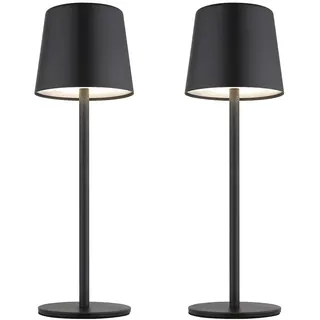 GLOBO Tischlampe Schwarz 2 St.