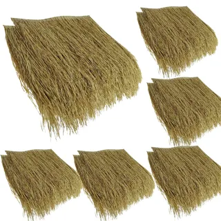 JCPSH 2Generation Künstlicher Palmdach Paneele,PE Keine Fäulnis Und Keine Wartung,for Tiki Bar Garten Hawaii Strandschir Mstrandschirm Holzhaus(Size:30pcs,Color:Gewöhnliches Gelb)