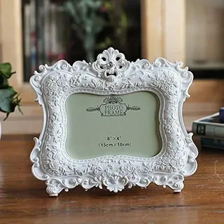 Bilderrahmen, Klassische Qualität, Kunstharz, for Hochzeit, Party, Desktop-Dekoration, Bilderrahmen, Geburtstagsgeschenke (Farbe: 15,2 cm horizontal) (Farbe: 17,8 cm) (Color : 6 inch horizontal)