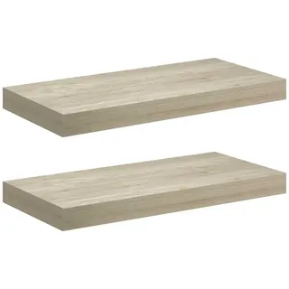 vidaXL Wandregal 50 x 23 x 3,8 cm Eichefarben