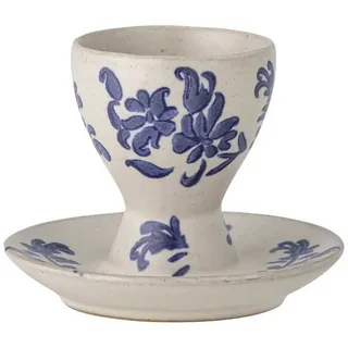 Bloomingville Eierbecher Bloomingville Eierbecher PETUNIA Blau Weiß